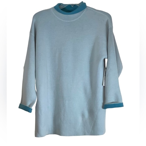 NWT - 2-piece Company by Ellen Tracy. Knit reversible top with knit pants. Sz SM - Picture 1 of 12
